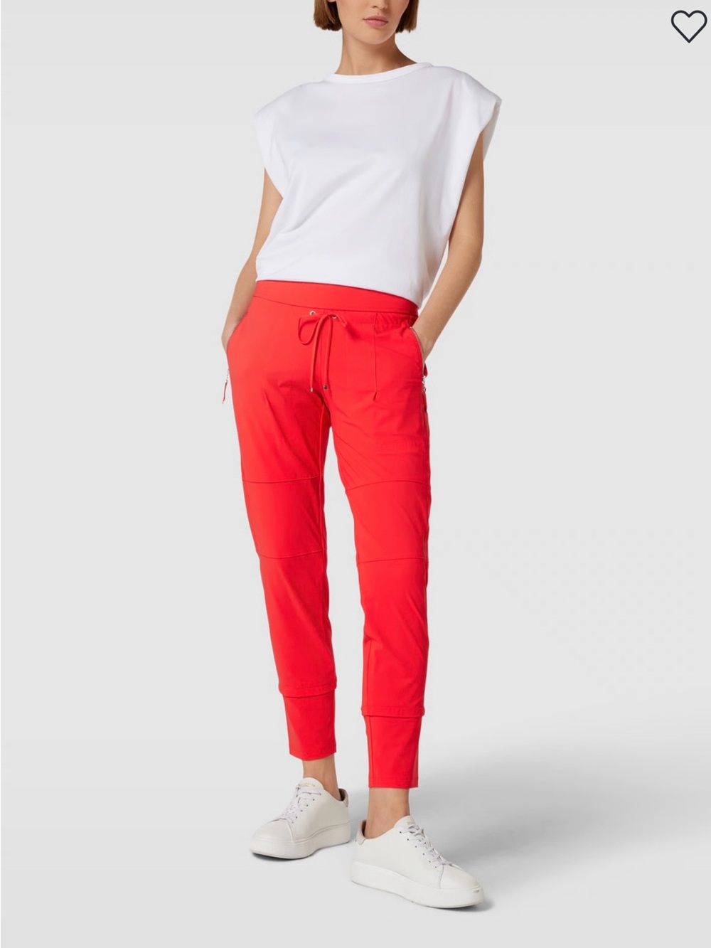 Raffaello Rossi Fabric trousers with elasticated waistband, model 'CANDY'